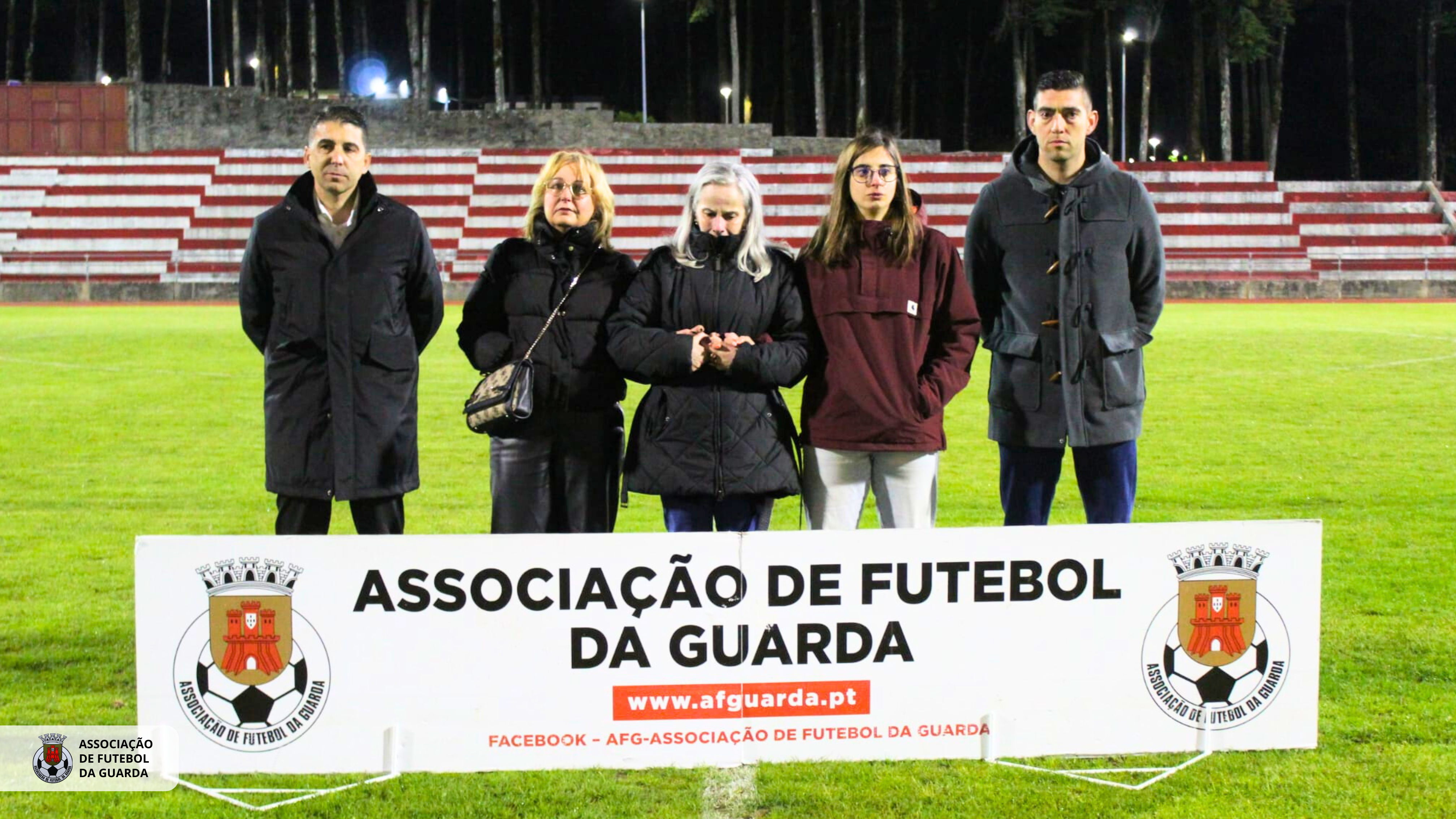 Homenagem a José Alves na Final da Taça de Honra da AF Guarda