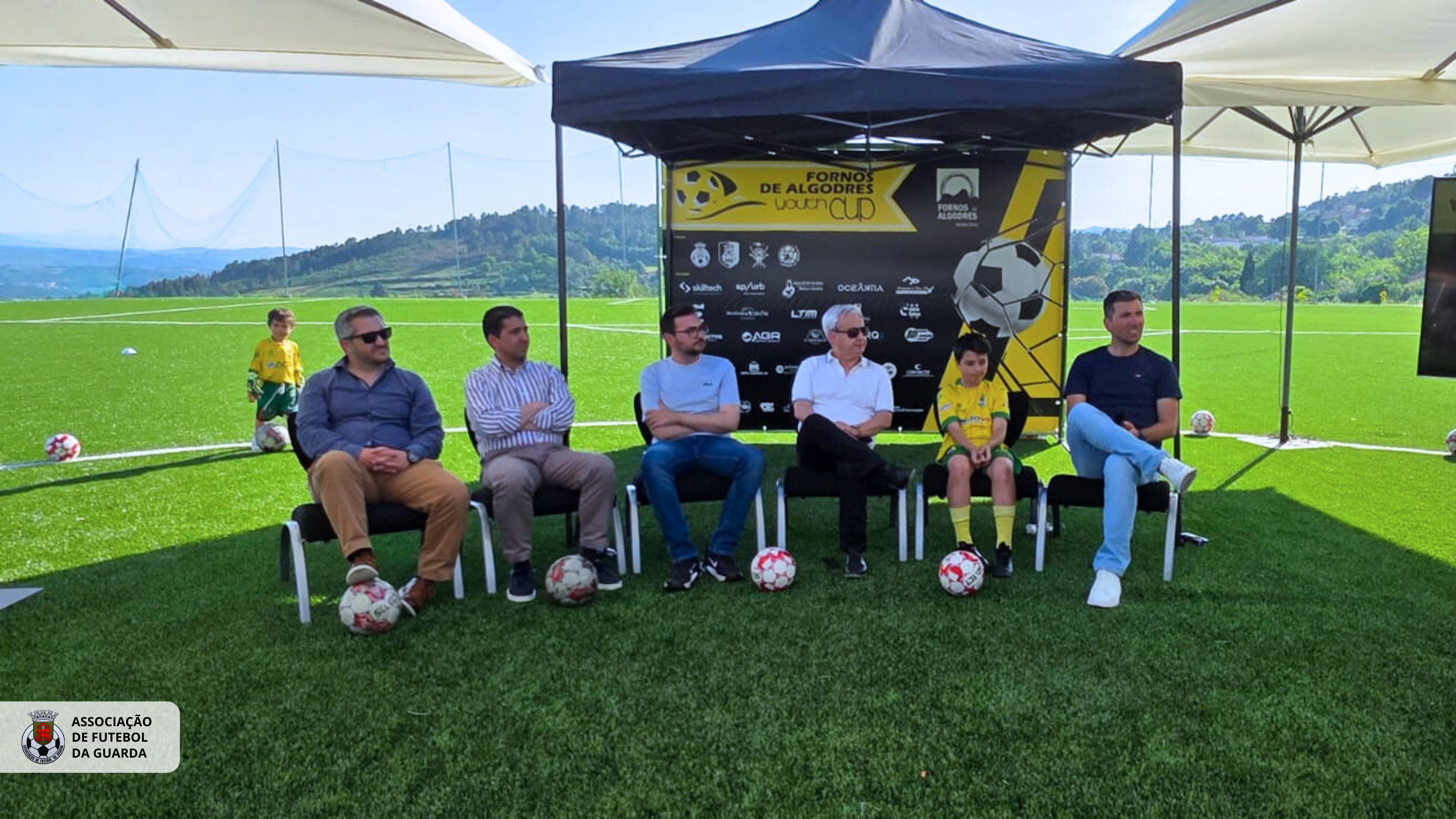 AF GUARDA NA APRESENTAÇÃO DO FORNOS DE ALGODRES YOUTH CUP 25