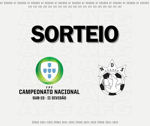 SORTEIO | CAMPEONATO NACIONAL SUB-15 2ª DIVISÃO