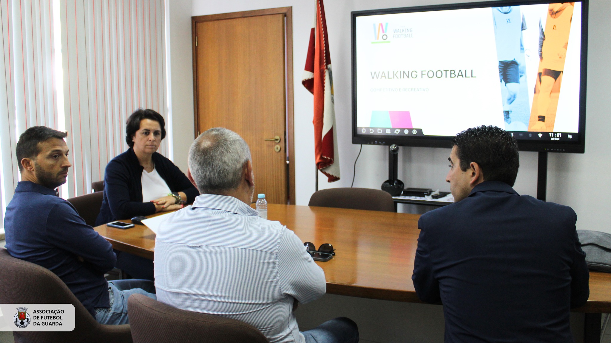 APRESENTAÇÃO DO WALKING FOOTBALL AO MUNICIPIO DA GUARDA
