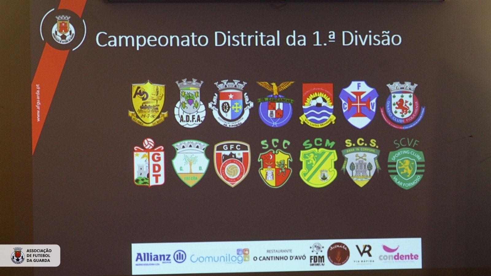 SORTEIO DO CAMPEONATO DISTRITAL 1ª DIVISÃO
