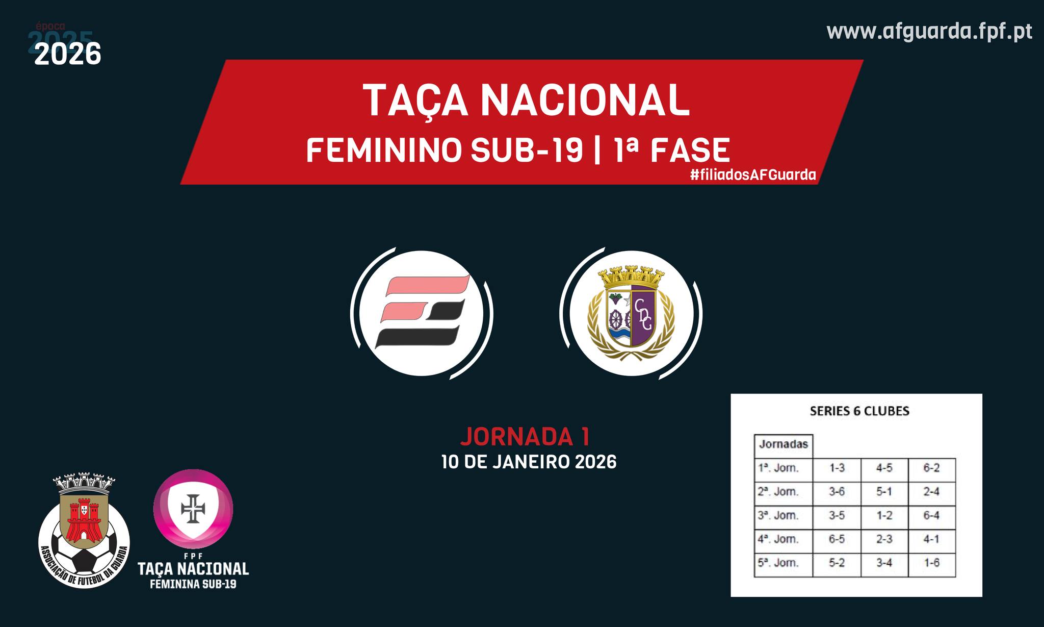 SORTEIO | TAÇA NACIONAL SUB-19 FUTEBOL FEMININO