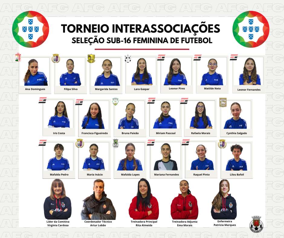 CONVOCATÓRIA - Torneio Interassociações de Futebol Feminino Sub-16