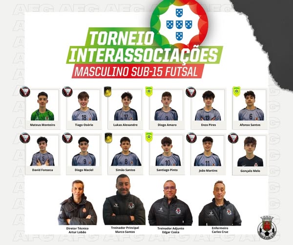 CONVOCATÓRIA - Torneio Interassociações Sub-15 de Futsal Masculino