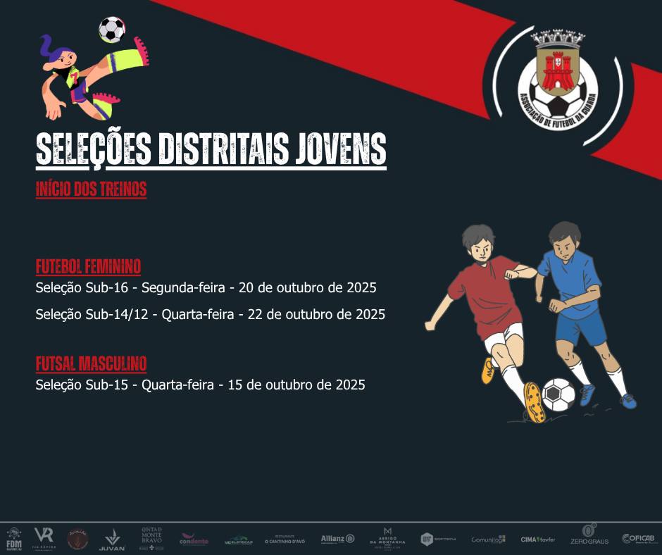 SELEÇÕES DISTRITAIS JOVENS
