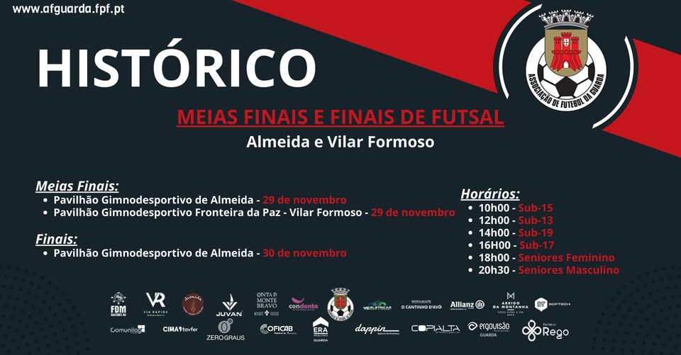 HISTÓRICO | MEIAS FINAIS DAS TAÇAS DE FUTSAL