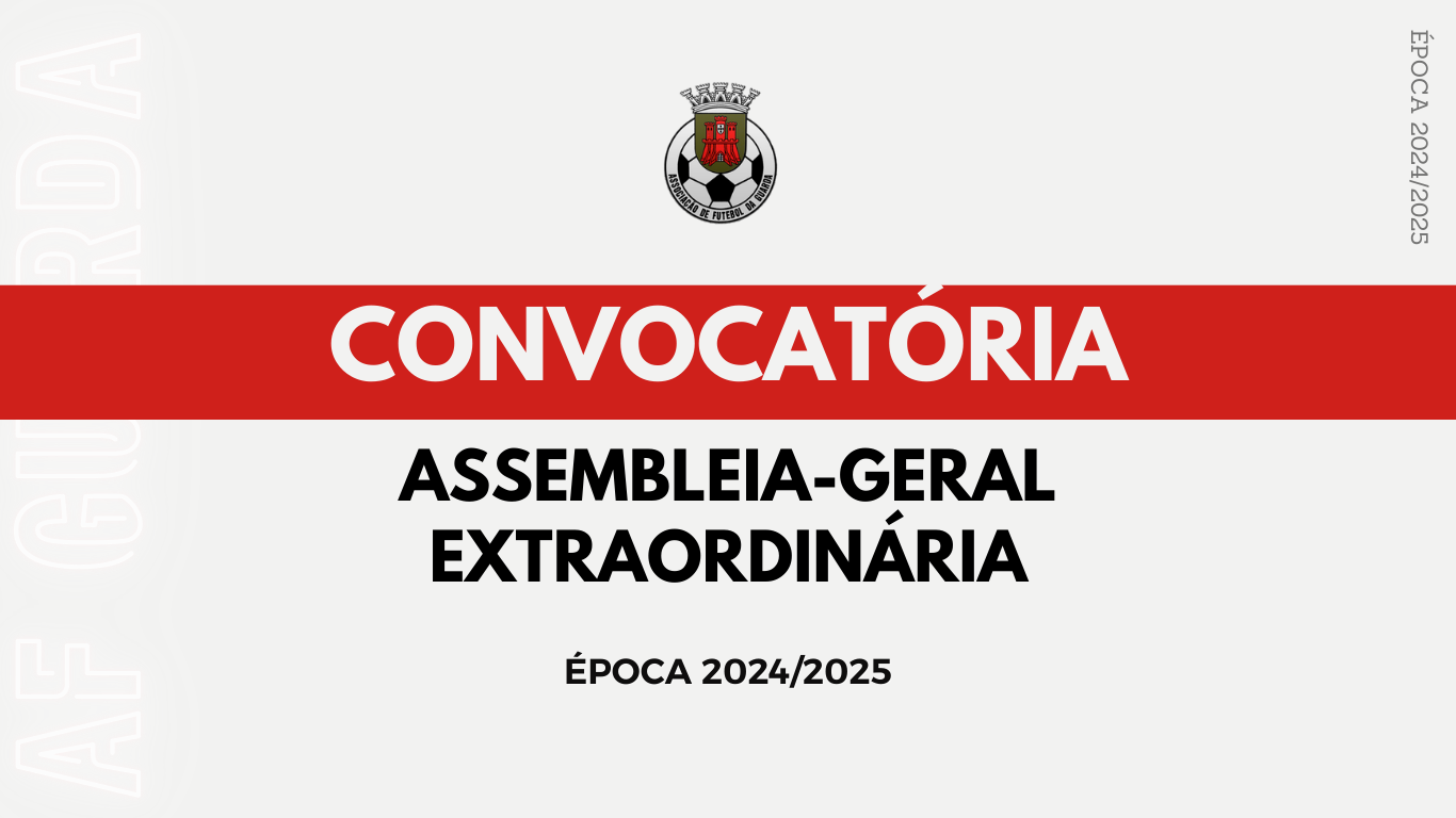 CONVOCATÓRIA ASSEMBLEIA -GERAL EXTRAORDINÁRIA