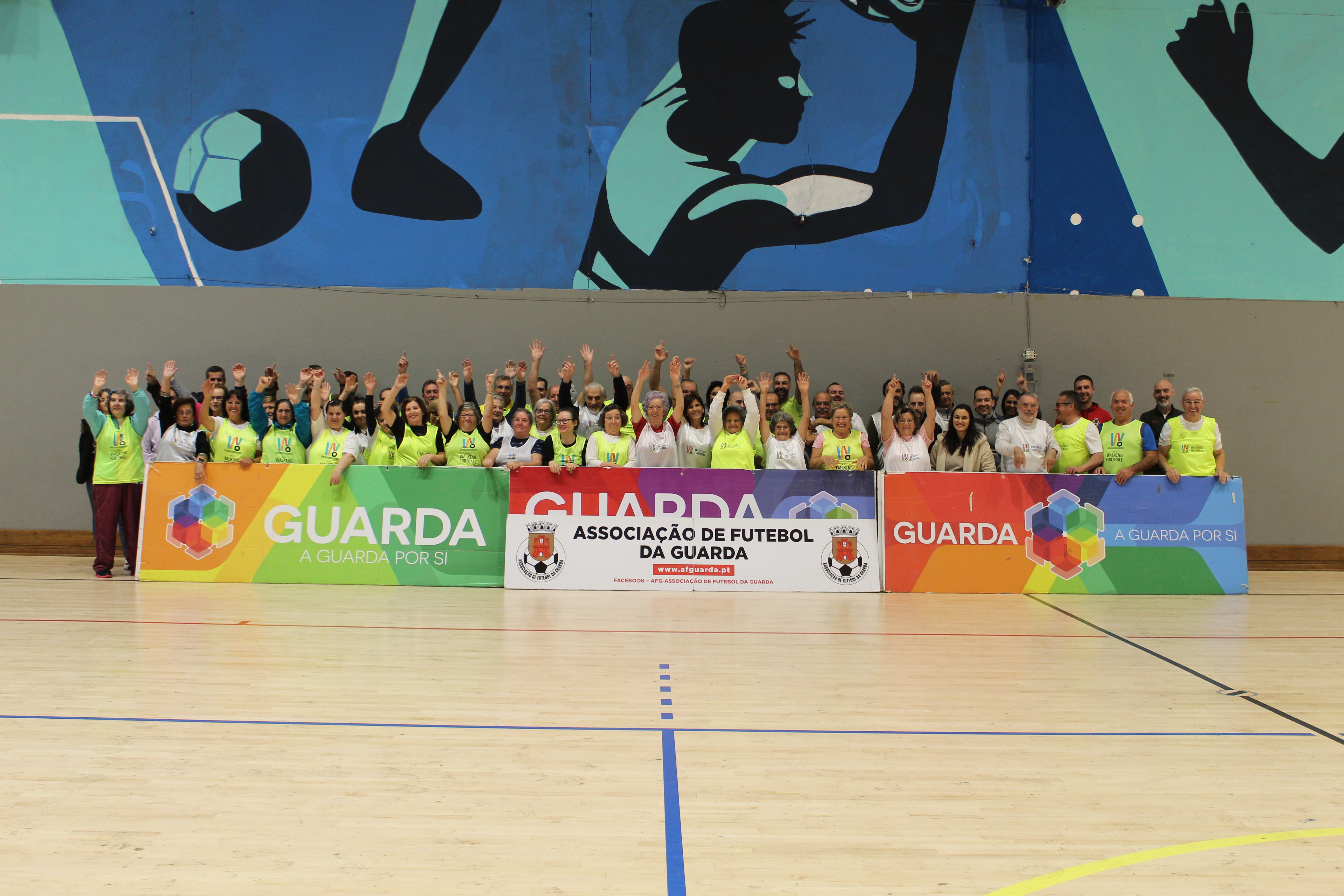 Guarda foi palco da 1ª Demonstração do Walking Football