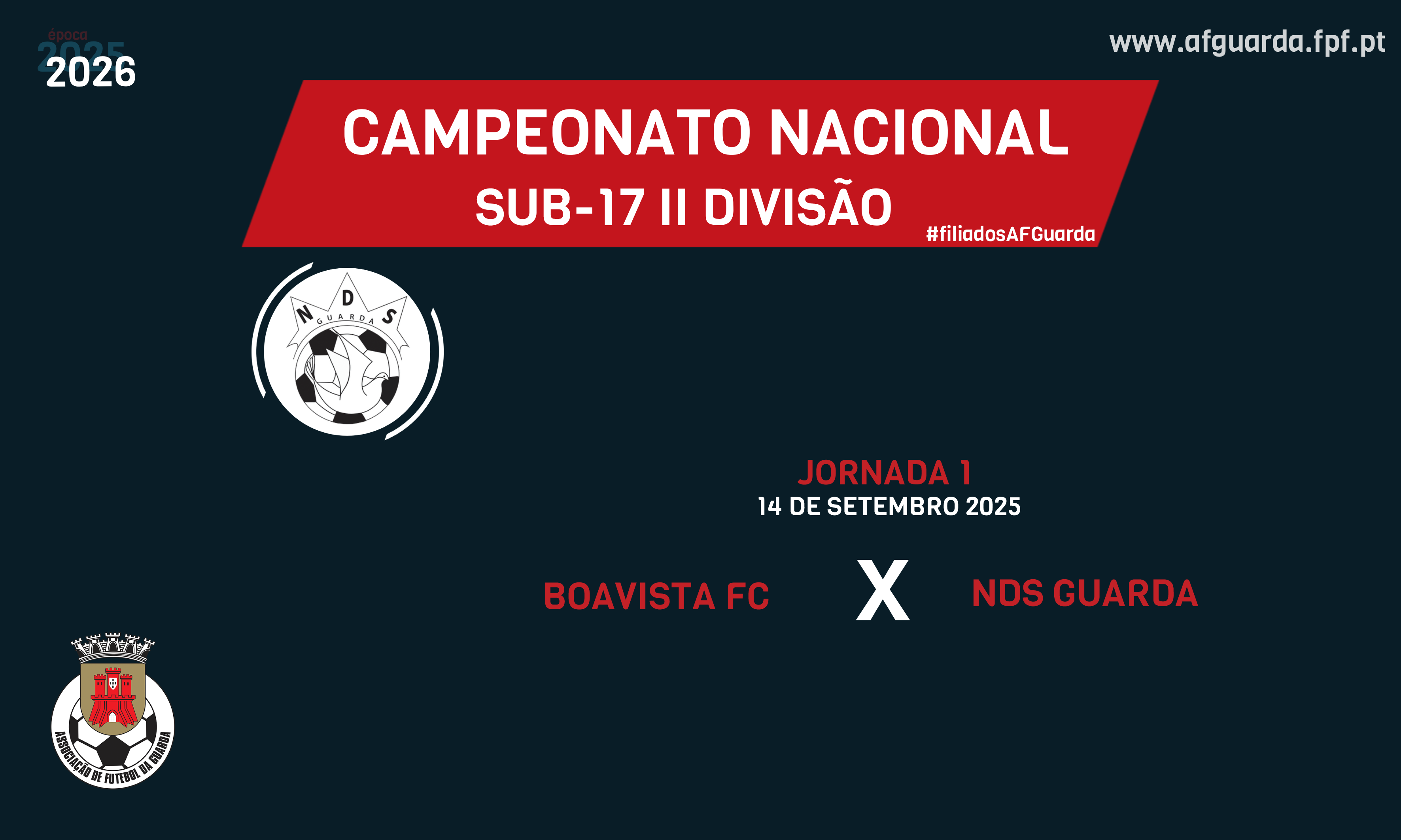 SORTEIO | CAMPEONATO NACIONAL SUB-17 II DIVISÃO