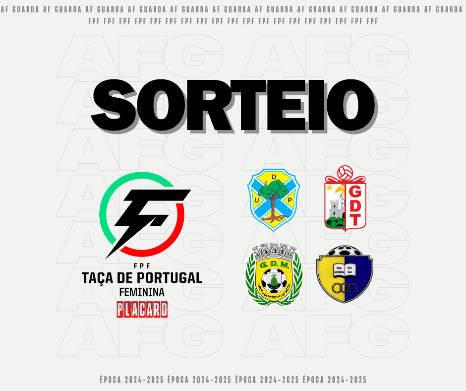 SORTEIO | TAÇA DE PORTUGAL FEMININA DE FUTSAL PLACARD - 1ª ELIMINATÓRIA